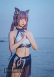 Genshin Impact Kequin Cosplay Anime Bikini Two Pieces