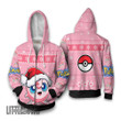 Jigglypuff Pokemon Anime Christmas Ugly Sweater Anime Xmas Gift Ideas 2023