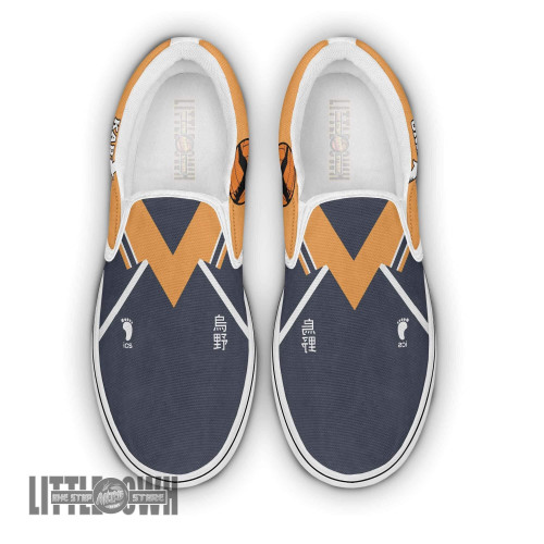 Haikyuu Sneakers Karasuno Classic Slip-On Custom Anime Shoes
