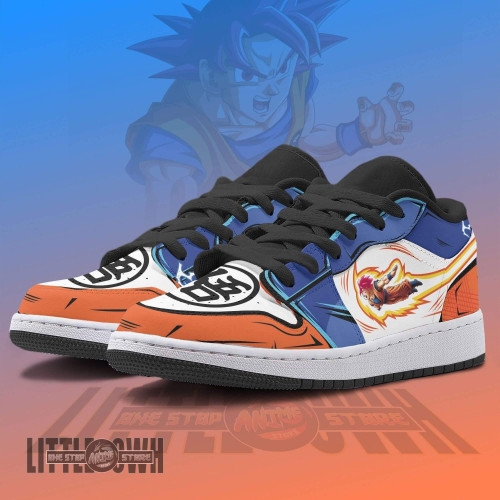 Son Goku Shoes Super Saiyan God Dragon Ball Z Anime JD Low Top Sneakers