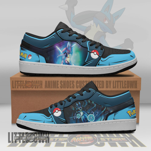 Lucario Pokemon Anime Shoes Custom JD Low Sneakers