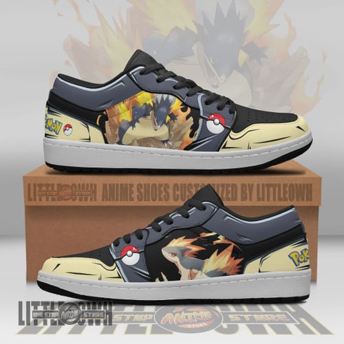 Typhlosion Pokemon Anime Shoes Custom JD Low Sneakers