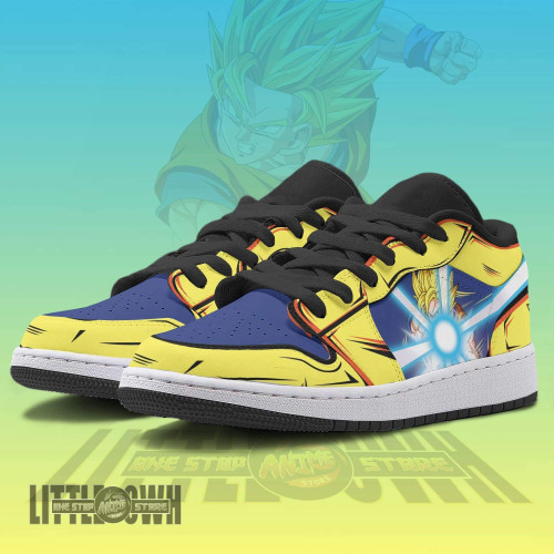 Son Goku Dragon Ball Custom Super Saiyan Anime JD Low Top Sneakers