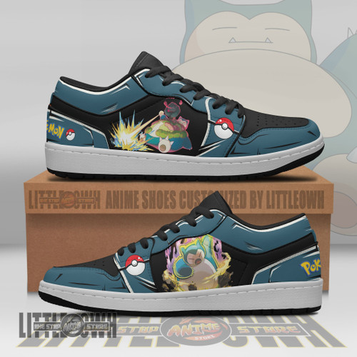 Snorlax Pokemon Anime Shoes Custom JD Low Sneakers