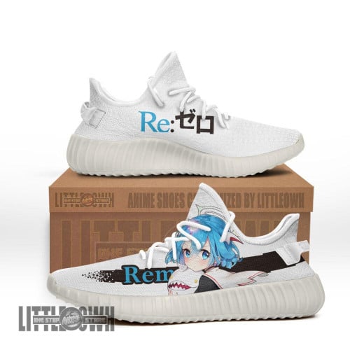 Rem Shoes Custom Re Zero Anime YZ Boost Sneakers