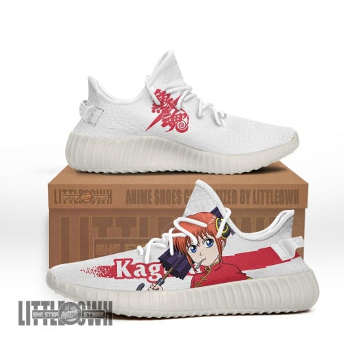 Kagura Shoes Custom Gintama Anime YZ Boost Sneakers