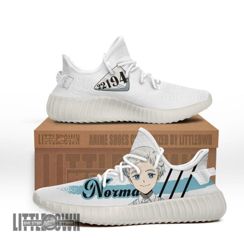 Norman Shoes Custom Promised Neverland Anime YZ Boost Sneakers