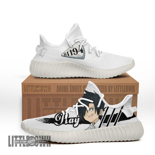 Ray Shoes Custom Promised Neverland Anime YZ Boost Sneakers