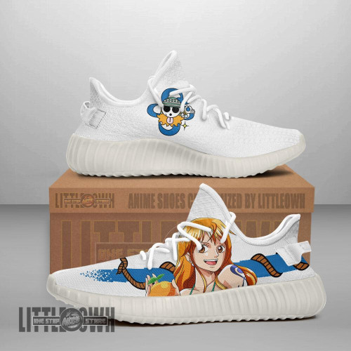 Nami Shoes Custom 1Piece Anime YZ Boost Sneakers