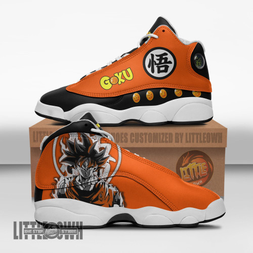 Son Goku Shoes Custom Dragon Ball Kanji Anime JD13 Sneakers