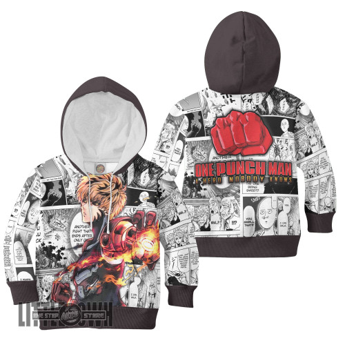 Genos One Punch Man Anime Kids Hoodie and Sweater