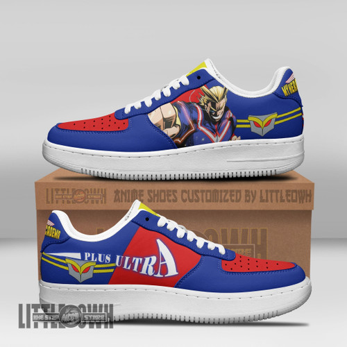 All Might Anime Sneakers Custom My Hero Academia Plus Ultra Anime Shoes