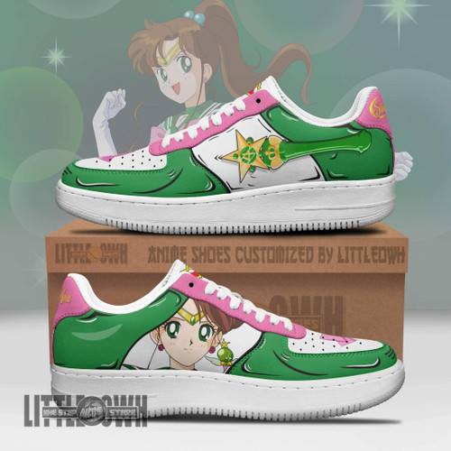 Sailor Jupiter Anime Sneakers Custom Sailor Moon Anime Shoes