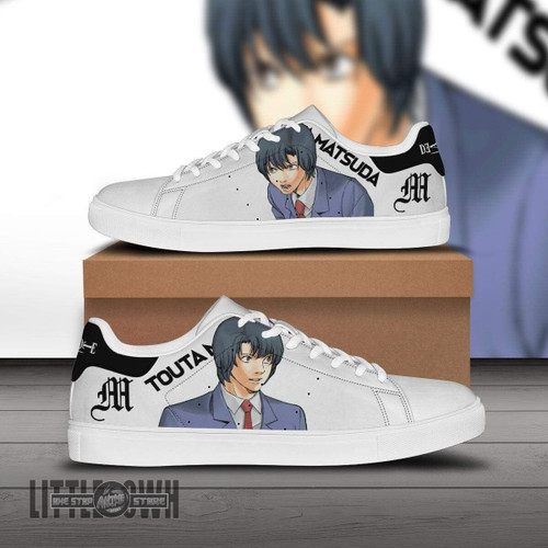 Touta Matsuda Skate Sneakers Custom Death Note Anime Shoes