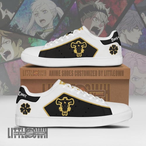 Black Clover Black Bull Skateboard Shoes Custom Anime Sneakers