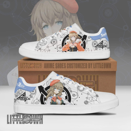 Yuki Amane Sneakers Custom Steins;Gate Anime Skateboard Shoes