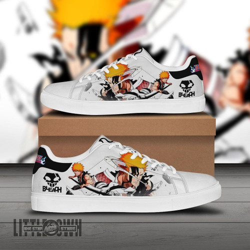 Ichigo Kurosaki Skate Sneakers Custom Bleach Anime Shoes