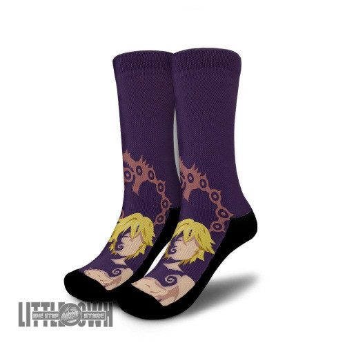 Meliodas Pattern Seven Deadly Sins Anime Custom Socks