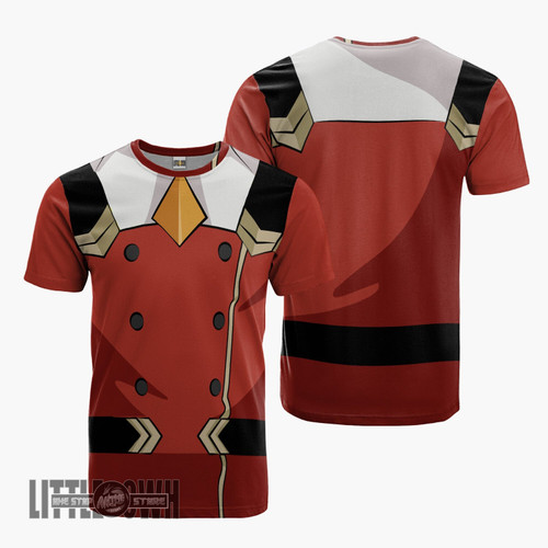Darling In The Franxx Zero Two T Shirt Cosplay Costume Anime Merch Outfits