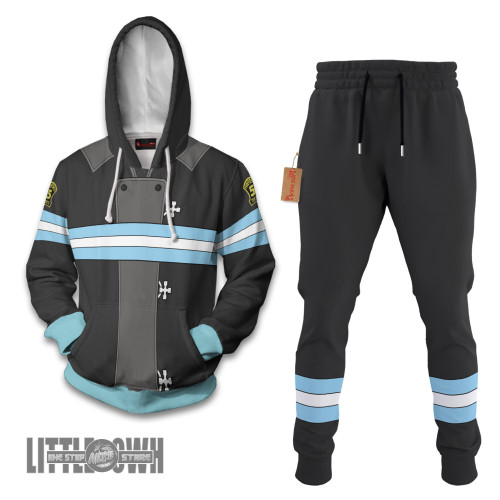 Company 5 Fire Force Hoodie And Jogger Set Anime Clothes