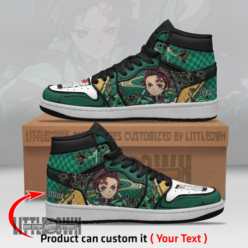Tanjiro Kamado Persionalized Shoes Demon Slayer Anime Boot Sneakers