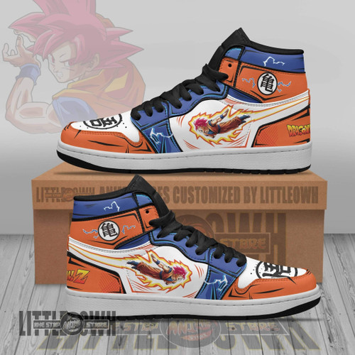 Goku Shoes Dragon Ball Z Shoes Super Saiyan God Anime Boot Sneakers