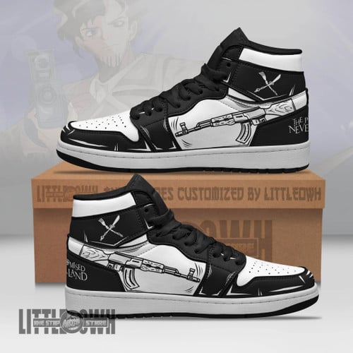 Lannion Boot Sneakers Custom The Promised Neverland Anime Shoes