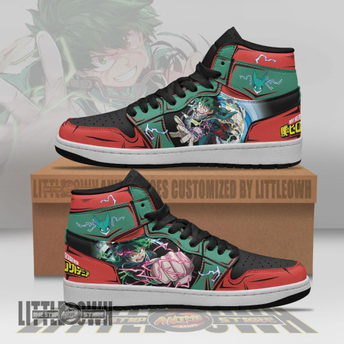 Deku Shoes My Hero Academia Shoes MHA Anime Custom Boot Sneakers