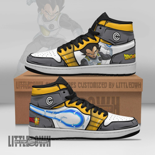 Vegeta Boot Sneakers Custom Capsule Corp Uniform Dragon Ball Anime Shoes