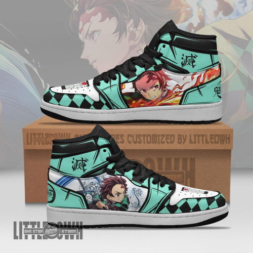 Tanjiro Shoes Demon Slayers Sun and Water Breathing Anime Sneakers