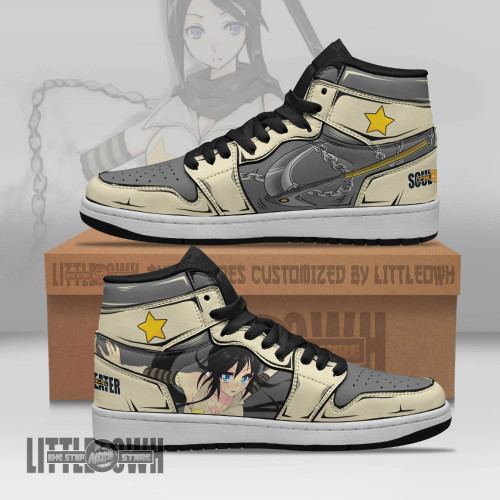 Soul Eater Shoes Tsubaki Nakatsukasa Anime Custom Boot Sneakers