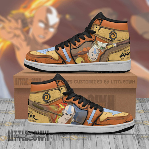 Aang Boot Sneakers Custom Avatar: The Last Airbender Anime Shoes