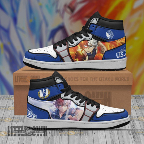 Todoroki Shoes My Hero Academia Shoes Custom Anime Sneakers