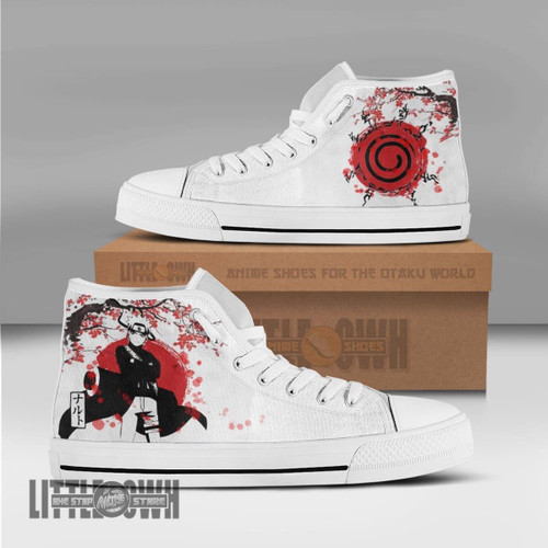 Naruto Naruto All Star High Top Sneakers Canvas Shoes Anime Custom