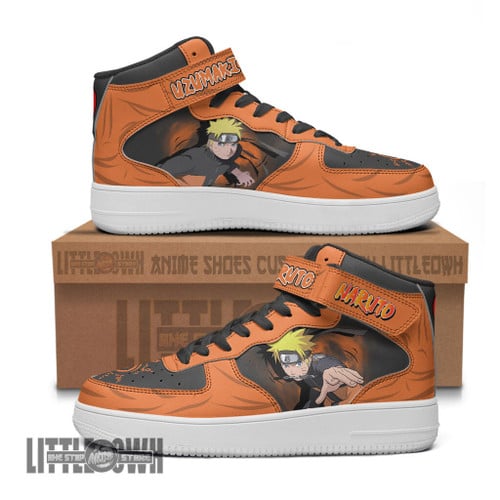 Naruto Shipuden AF1 High Sneakers Custom Naruto Anime Shoes
