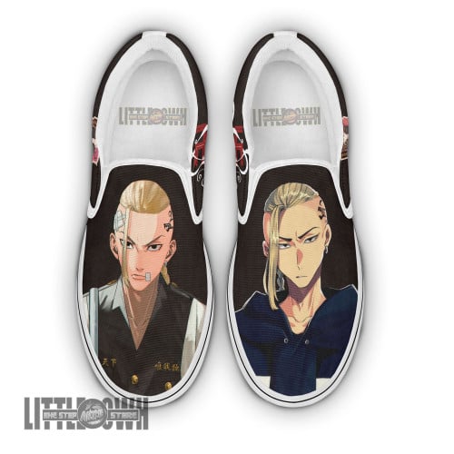 Ken Ryuguji Shoes Custom Tokyo Revengers Anime Classic Slip-On Sneakers