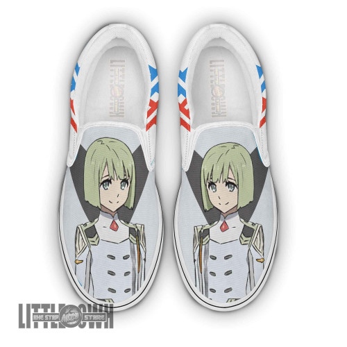 Nine Delta Classic Slip-On Custom Darling In The Franxx Anime Shoes
