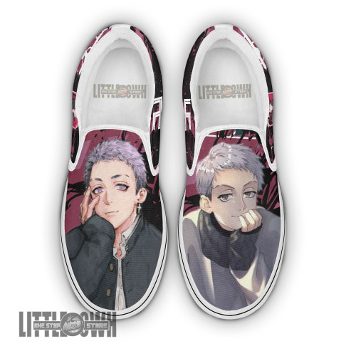 Tokyo Revengers Takashi Mitsuya Shoes Custom Anime Classic Slip-On Sneakers