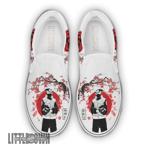 Kakashi Hatake Shoes Naruto Anime Slip On Sneakers