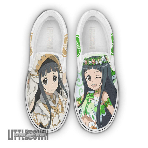Sword Art Online Yui Shoes Custom Anime Classic Slip-On Sneakers