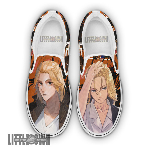 Tokyo Revengers Manjiro Sano Shoes Custom Anime Classic Slip-On Sneakers