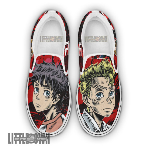 Tokyo Revengers Takemichi Hanagaki Shoes Custom Anime Classic Slip-On Sneakers