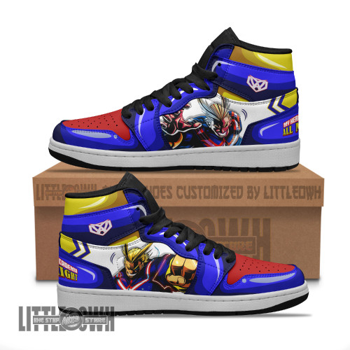 All Might Sneakers Limited Edition My Here Academia Anime Shoes Ver 1