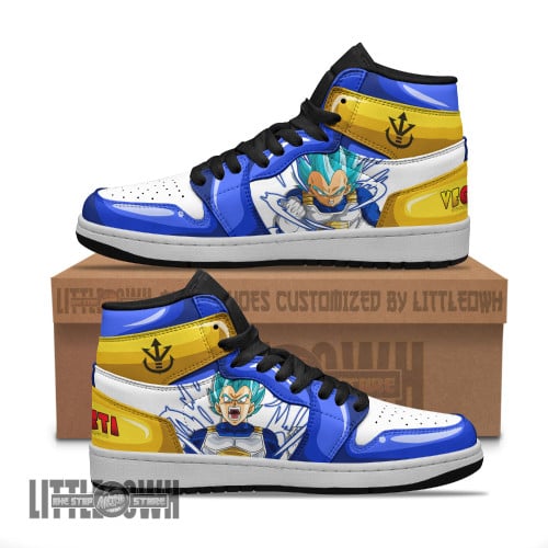 Vegeta Blue Sneakers Limited Edition Dragon Ball Anime Shoes Ver 1