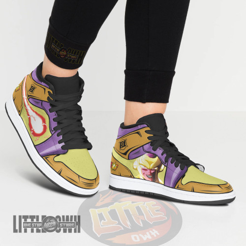 Frieza Golden Anime Kid Shoes Dragon Ball Custom Boot Sneakers