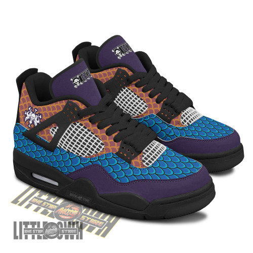 Anime Personalized Shoes - One Piece Kaido Design - JD 4 Sneakers