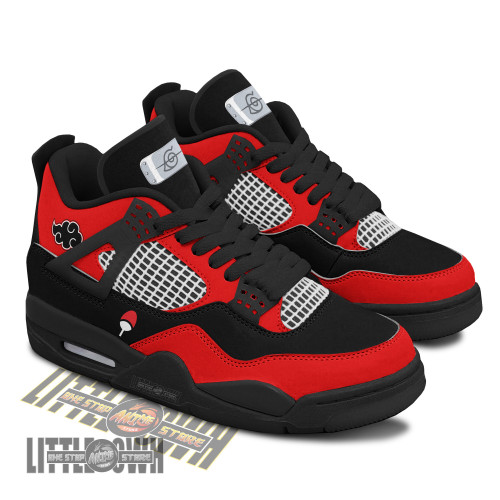 Uchiha Itachi J4 Sneakers - Personalized Naruto custom anime shoes