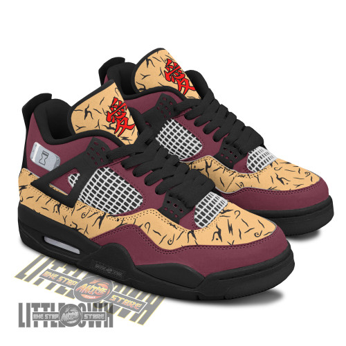 Gaara J4 Sneakers - Personalized Naruto custom anime shoes