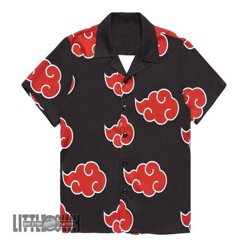 Akatsuki Naruto Hawaii Shirt Anime Summer Men's Wear