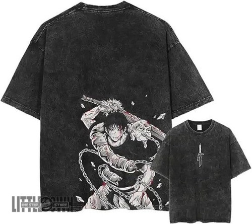 Jujutsu Kaisen Two-sided Vintage T Shirts